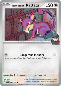 Team Rocket's Rattata #147 — Pokemon Destined Rivals