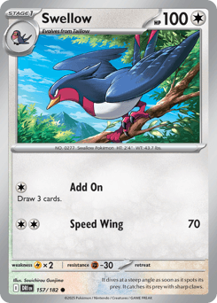 Swellow #157 — Pokemon Destined Rivals