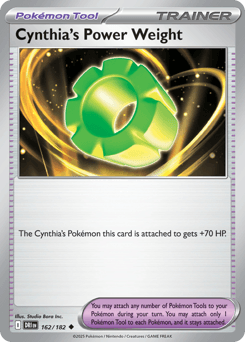 Cynthia's Power Weight #162 — Pokemon Destined Rivals