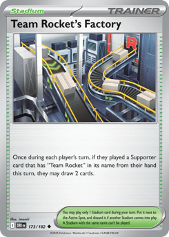 Team Rocket's Factory #173 — Pokemon Destined Rivals