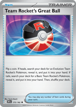 Team Rocket's Great Ball #175 — Pokemon Destined Rivals