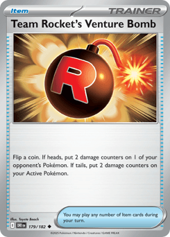 Team Rocket's Venture Bomb #179 — Pokemon Destined Rivals