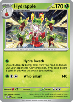 Hydrapple #18 — Pokemon Destined Rivals