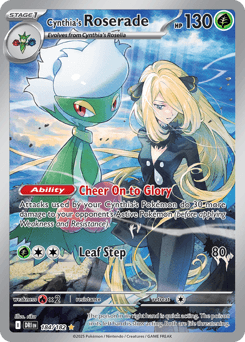 Cynthia's Roserade #184 — Pokemon Destined Rivals