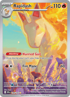 Rapidash #189 — Pokemon Destined Rivals