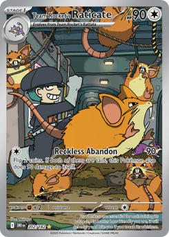 Team Rocket's Raticate #202 — Pokemon Destined Rivals