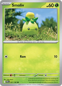 Smoliv #21 — Pokemon Destined Rivals