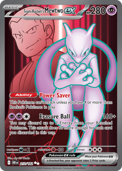 Team Rocket's Mewtwo ex #213 — Pokemon Destined Rivals