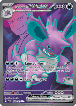 Team Rocket's Nidoking ex #216 — Pokemon Destined Rivals