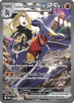 Cynthia's Garchomp ex #232 — Pokemon Destined Rivals