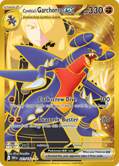 Cynthia's Garchomp ex #241 — Pokemon Destined Rivals