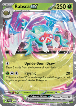 Rabsca ex #25 — Pokemon Destined Rivals