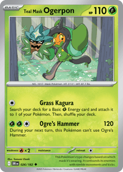 Teal Mask Ogerpon #26 — Pokemon Destined Rivals