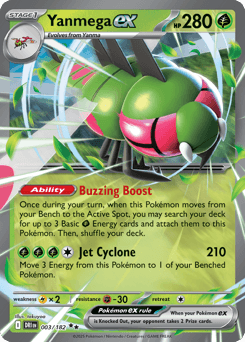Yanmega ex #3 — Pokemon Destined Rivals