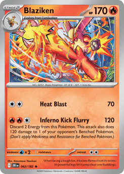 Blaziken #42 — Pokemon Destined Rivals