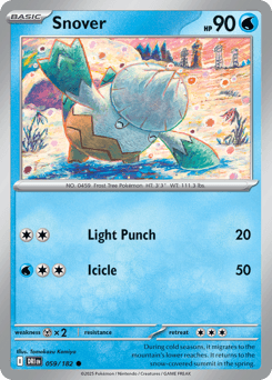 Snover #59 — Pokemon Destined Rivals