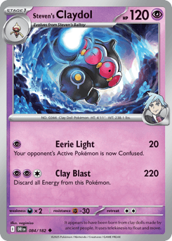 Steven's Claydol #84 — Pokemon Destined Rivals