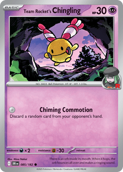 Team Rocket's Chingling #85 — Pokemon Destined Rivals