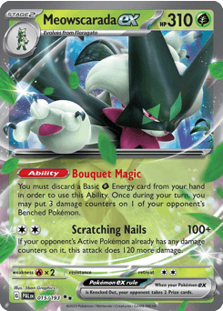 Meowscarada ex #15 — Pokemon Paldea Evolved
