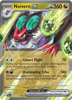Noivern ex #153 — Pokemon Paldea Evolved