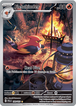 Fletchinder #199 — Pokemon Paldea Evolved