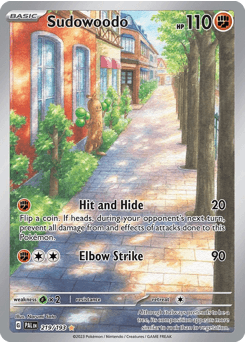 Sudowoodo #219 — Pokemon Paldea Evolved