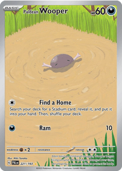 Paldean Wooper #221 — Pokemon Paldea Evolved