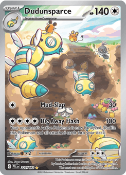 Dudunsparce #229 — Pokemon Paldea Evolved
