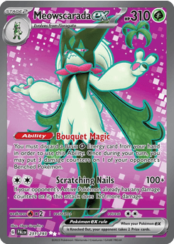 Meowscarada ex #231 — Pokemon Paldea Evolved