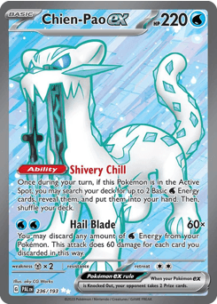 Chien-Pao ex #236 — Pokemon Paldea Evolved