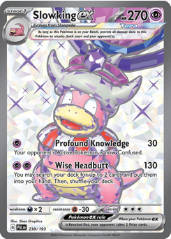 Slowking ex #238 — Pokemon Paldea Evolved
