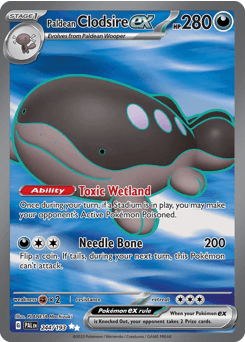 Paldean Clodsire ex #244 — Pokemon Paldea Evolved