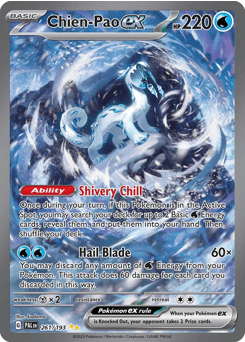Chien-Pao ex #261 — Pokemon Paldea Evolved