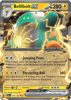 Bellibolt ex #79 — Pokemon Paldea Evolved