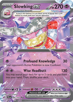 Slowking ex #86 — Pokemon Paldea Evolved