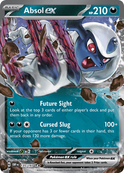 Absol ex #135 — Pokemon Obsidian Flames
