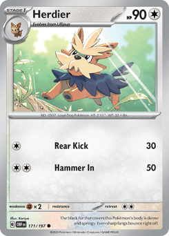 Herdier #171 — Pokemon Obsidian Flames