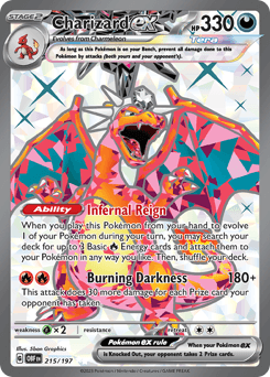 Charizard ex #215 — Pokemon Obsidian Flames