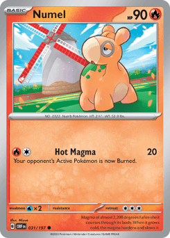 Numel #31 — Pokemon Obsidian Flames