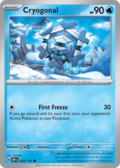 Cryogonal #55 — Pokemon Obsidian Flames