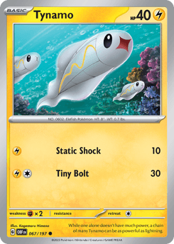 Tynamo #67 — Pokemon Obsidian Flames