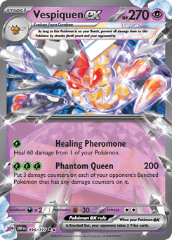 Vespiquen ex #96 — Pokemon Obsidian Flames