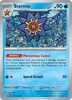 Starmie #121 — Pokemon Scarlet & Violet 151