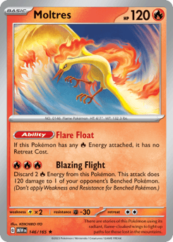 Moltres #146 — Pokemon Scarlet & Violet 151