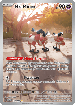 Mr. Mime #179 — Pokemon Scarlet & Violet 151