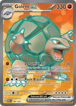 Golem ex #189 — Pokemon Scarlet & Violet 151