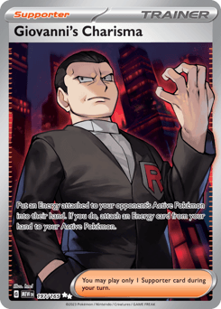 Giovanni's Charisma #197 — Pokemon Scarlet & Violet 151