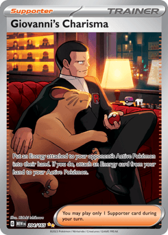 Giovanni's Charisma #204 — Pokemon Scarlet & Violet 151
