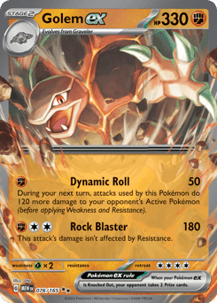 Golem ex #76 — Pokemon Scarlet & Violet 151