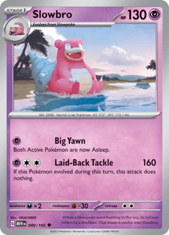 Slowbro #80 — Pokemon Scarlet & Violet 151